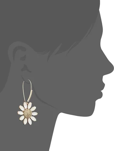 Miniatura 2 de Betsey Johnson Color de pendientes colgantes de rosa