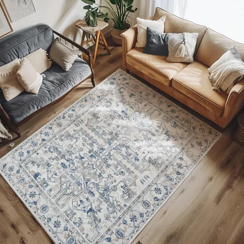 Miniatura 82 de jinchan Lima - Alfombra de pasillo lavable de 2 x 6 pies, antideslizante, de pelo corto, suave, ultrafina, alfombra envejecida para casa de campo