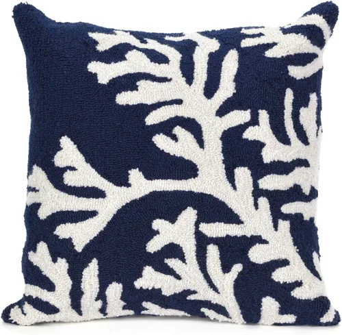 Miniatura 13 de Liora Manne Decorativo, insertos y fundas Ahoy azul marino, cojines de 18 x 18 pulgadas