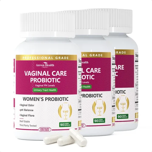 Miniatura 11 de Probióticos vaginales para mujeres, equilibrio de pH y apoyo de olores saludables con lactobacillus, prebióticos y arándanos, 60 mil millones
