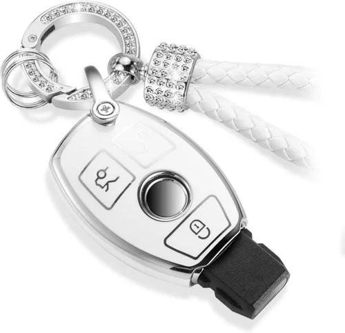 Miniatura 41 de Funda para llavero Buick con llavero de pulsera de circonita de moda, diseño de diamantes encantadores funda suave para Avenir Envision Encore Chevy