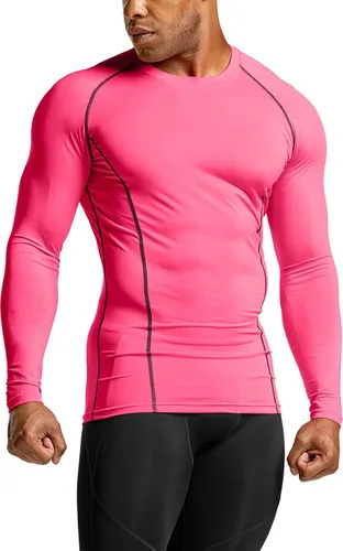 Miniatura 3 de ATHLIO - Paquete de 1 o 3camisetas de compresión de manga larga con FPU 50+ para hombre, camiseta de protección para deportes acuáticos