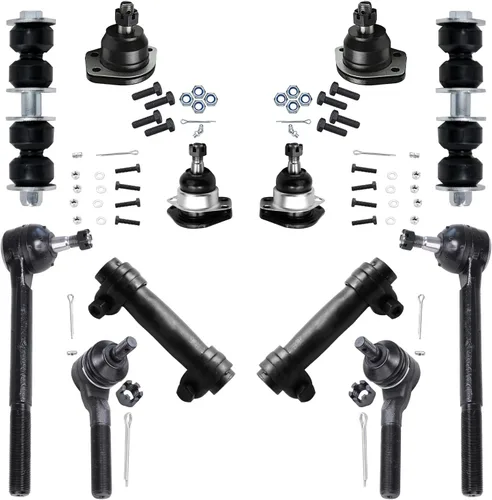 Miniatura 235 de Detroit Axle – Kit de suspensión delantera para Hyundai 2013-2018 Santa Fe 2 enlaces de barra de estabilizador 4 varillas de amarre interiores