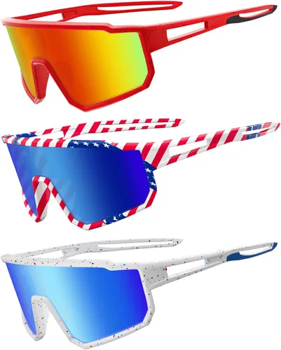 Miniatura 17 de Gafas de sol deportivas polarizadas, protección UV400, para exteriores, para hombres, mujeres, jóvenes, béisbol, ciclismo, correr, conducir, golf