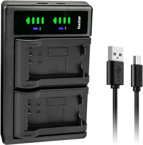 Kastar Cargador de batería USB LTD2 compatible con Panasonic Lumix DMC-FZ70, Lumix DMC-FZ72, Lumix DMC-FZ100, Lumix DMC-FZ150, Lumix DC-FZ80, Lumix