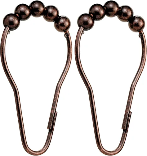 Miniatura 11 de Moen SR2100BN - Anillos enrollables para cortina de ducha, paquete de 12, níquel cepillado
