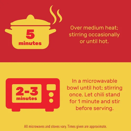 Miniatura 7 de HORMEL Chili Chile a base de plantas con frijoles (paquete de 12), 14 onzas, 0.78 oz de proteína por porción, sin gluten, sin huevos, sin lácteos