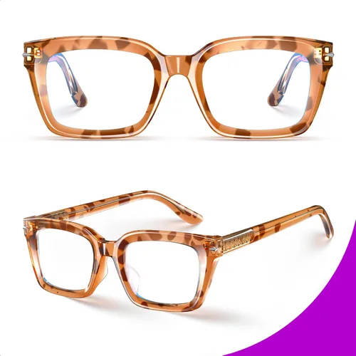 Miniatura 3 de VISOONE Progressive Multifocal Reading Glasses Spring Hinge Blue Light Blocking for Women and Men readers YALE Tortuga de coco
