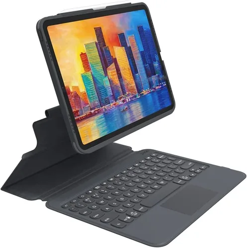 Miniatura 11 de ZAGG Pro Keys - Funda desmontable y teclado inalámbrico para Apple iPad de 10.2 pulgadas (Gen 9, 8, 7) - Emparejamiento Bluetooth, teclas