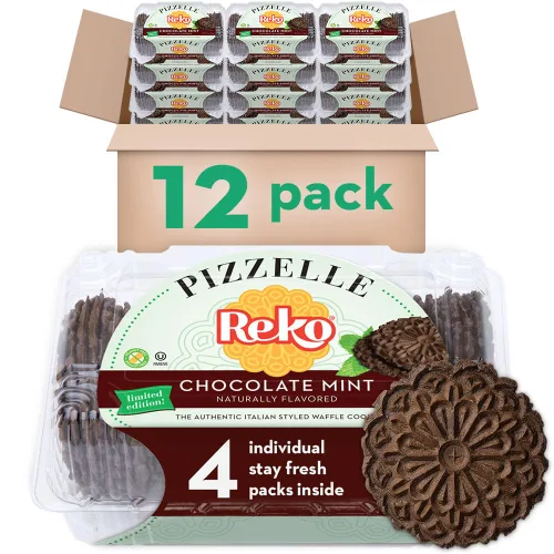 Miniatura 10 de Reko Pizzelle Galleta auténtica estilo italiano, arce, 7 onzas (paquete de 1)