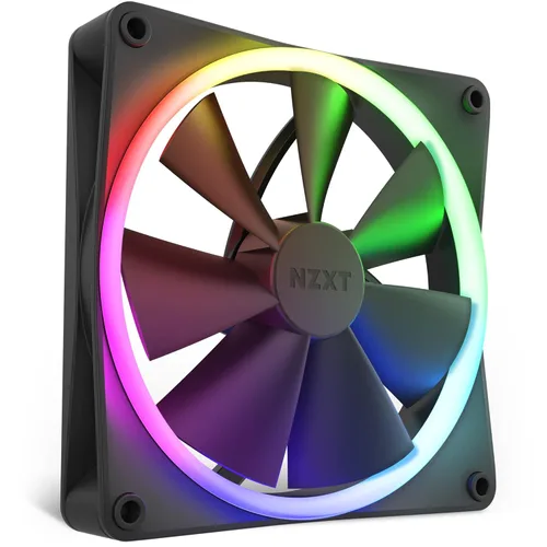 Miniatura 6 de NZXT F120 RGB Paquete Triple – 3 x ventiladores RGB PWM de 120 mm para PC con controlador RGB – Alto flujo de aire, bajo ruido – Rodamiento