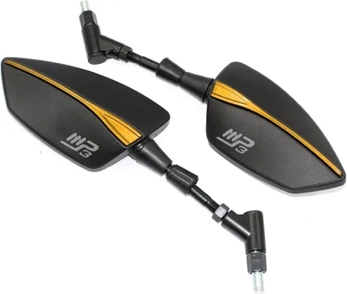 Miniatura 5 de Para Piaggio MP3 250 300 500 HPE Espejo retrovisor lateral de motocicleta (color negro)