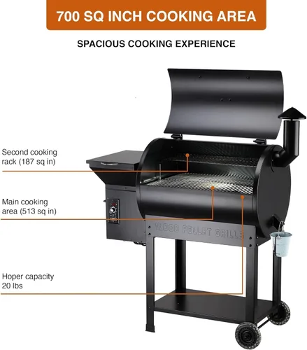 Miniatura 7 de Z grills ZPG-2020 - Asador y ahumador de pellets de madera