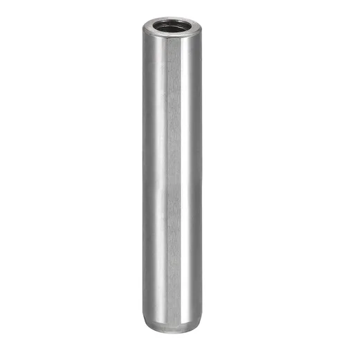 Miniatura 6 de uxcell M8 Pasador de rosca interna 0.512x1.181 in Chaflanado ranura de escape plana Pin cilíndrico Cama Estantería Dispositivos metálicos Pines