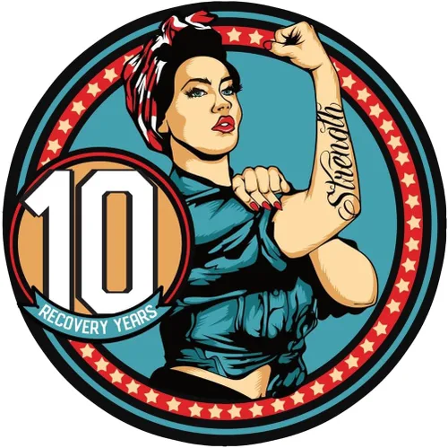 Miniatura 33 de Sobriety Coin – Rosie Strength Tattoo Recovery AA Chip, medallón de alta resistencia, regalo perfecto para cualquier persona en recuperación