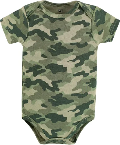 Miniatura 4 de Hudson Baby Body unisex de algodón para bebé, Animal Adventure, 9-12 meses, Animal Adventure