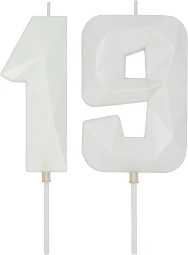 Miniatura 283 de DERVENTA Velas de cumpleaños con números grandes, 3D, color rosa, 3.7 pulgadas, decoración para tartas de fiesta, 1 pieza (número 3 rosa)