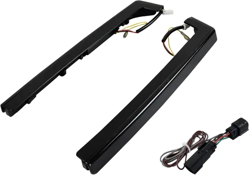 Miniatura 7 de Kit de Luces LED de Marcador Lateral de Acento con Lente Ahumada para Tour Pack con Luz de Señal de Giro para Harley Davidson Touring Road Glide