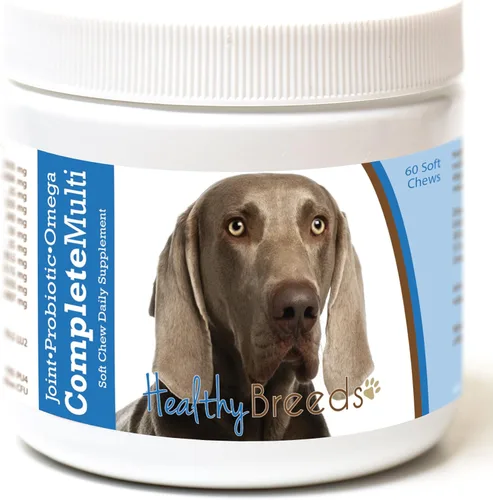Miniatura 221 de Healthy Breeds Pug todo en uno multivitamínico suave masticable 60