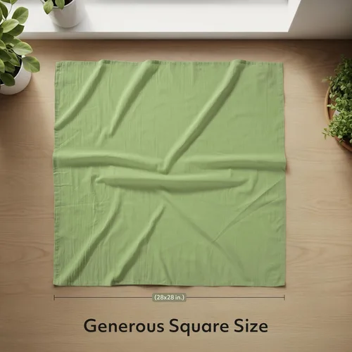 Miniatura 2 de Utopia Kitchen Paquete de 12 toallas de saco de harina verde salvia, 28 x 28 pulgadas, paños de cocina 100% algodón para limpiar y secar, paño