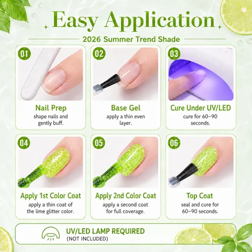 Miniatura 183 de Beetles - Esmalte de uñas de gel marrón – 0.5 onzas líquidas de esmalte de gel marrón oscuro, lámpara LED UV para uñas, regalo de manicura para I