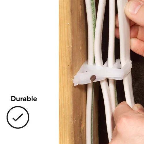 Miniatura 5 de 3M 80611237092 Apilador SI-1, enruta varios números de cables de manera organizada, blanco