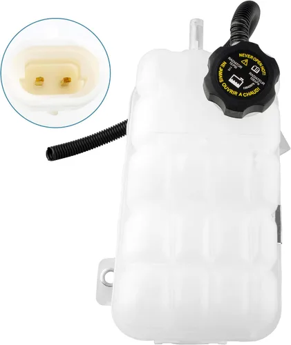 Miniatura 2 de BOXI Botella de Depósito de Refrigerante con Tapa y Sensor para Cadillac Escalade / para Chevy Avalanche/ Chevy Pickup/ Silverado/ Suburban/ Tahoe