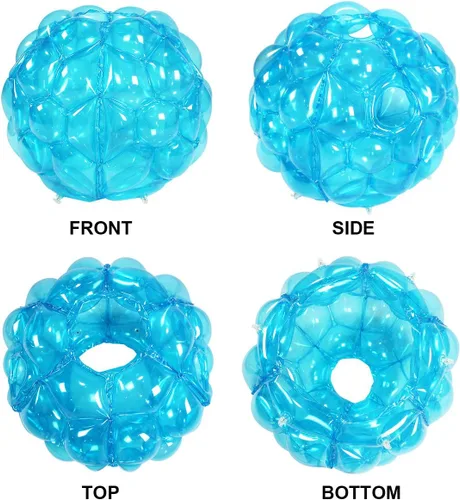 Miniatura 6 de SUNSHINEMALL 2 piezas de pelotas de sumo para adultos, juguetes inflables de pelotas de sumo Bopper, pelotas de vinilo de PVC resistente para niños