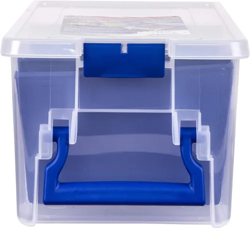 Miniatura 3 de Flambeau Outdoors 4510 - Organizador de pesca transparente "Super Half" con bolsa para señuelos de pesca suave, organizador de cebo, Tuff Tainer