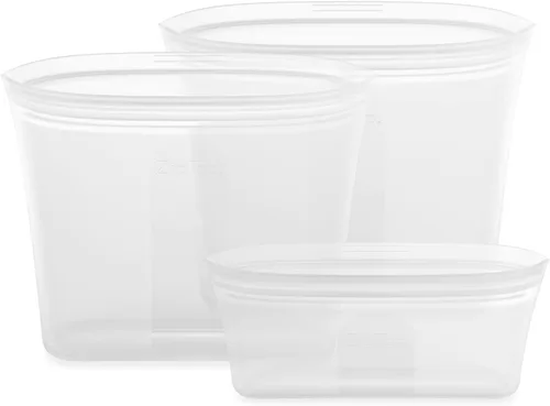 Miniatura 36 de Zip Top - Contenedores reutilizables de silicón 100 % platino