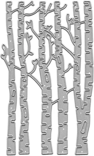 Miniatura 3 de Troqueles de corte de hojas de árbol de metal, hojas de tocón, plantillas en relieve, molde de plantilla para álbumes de recortes y manualidades