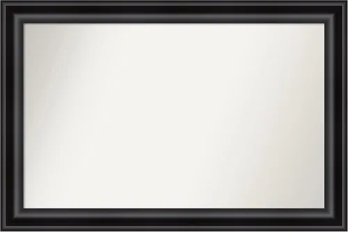 Miniatura 674 de Amanti Art Espejo personalizado, espejo de baño negro puente, espejo de pared o espejo de tocador de baño sobre el fregadero (26 x 26 pulgadas)