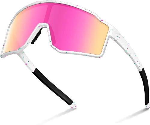 Miniatura 9 de SPOSUNE Gafas de sol polarizadas UV400 de sóftbol, TR90, gafas deportivas para correr, ciclismo, béisbol y bicicleta (unisex)