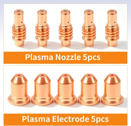 Miniatura 3 de Electrodo 59182 Boquilla 59164 Puntas 65A Fit TI-PC65 Antorcha IPT-65 58895 Harbor Freight Titanium 65A Cutter 10PK