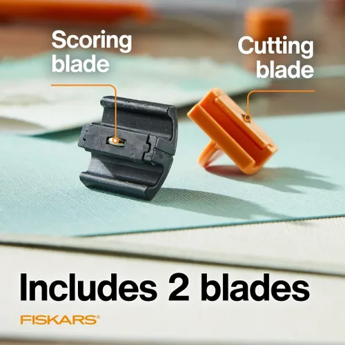 Miniatura 3 de Fiskars TripleTrack - Cuchillas de repuesto para podadora - Juego de 2 - Cuchillas de alto perfil estilo I para cortar y marcar - Artes