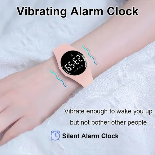 Miniatura 6 de Kids Pedometer Fitness Watch Without App/Bluetooth, Rechargeable Sports Watch with 21-Day Battery Life, IP68 Waterproof Watch with Alarm Clock Timer