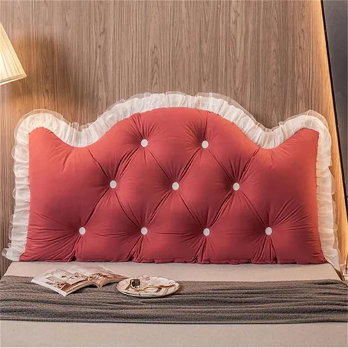 Miniatura 8 de Almohada para cabecera ZZYK Full King Queen Twin, almohada grande de lectura, almohada de respaldo en forma de cuña, almohada de posicionamiento Gris
