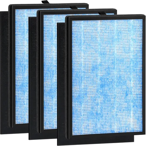 Miniatura 7 de Paquete de 2 filtros de aire de repuesto 3 en 1 compatibles con Okaysou Air Purif-ier Airmax 8L, ultrafiltro azul y filtro HEPA verdadero de grado