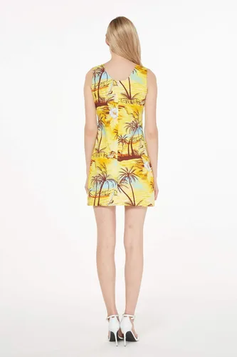 Miniatura 3 de Matchable Family Hawaiian Luau - Ropa para hombres, mujeres y niñas, color amarillo atardecer