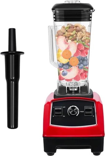 Miniatura 10 de Licuadora comercial resistente del batido de 2L 2000W, negro, velocidades múltiples, autolimpiante