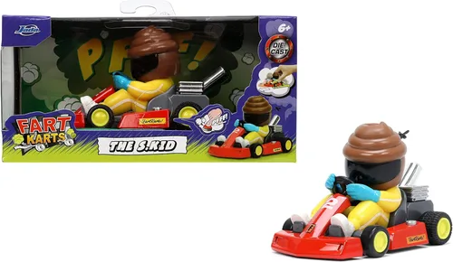 Miniatura 10 de Jada Toys Fart Karts Cool Wipes Pull Back Car, juguetes de 3.5 pulgadas para niños a partir de 6 años (32789)