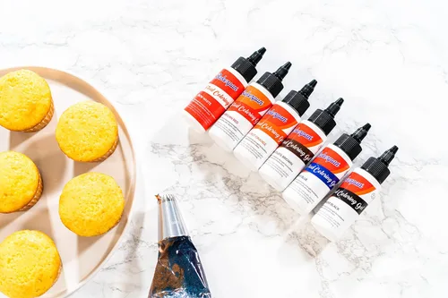 Miniatura 5 de Bakerpan Colorante alimentario azul marino para hornear, colorante alimentario de gel azul para glaseado real, colorante alimentario de 2 onzas