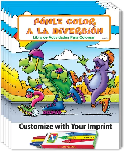 Miniatura 8 de ZOCO Libros para colorear divertidos para colorear (paquete de 50 unidades, con crayones) - Juegos, rompecabezas, actividades para niños Con ceras