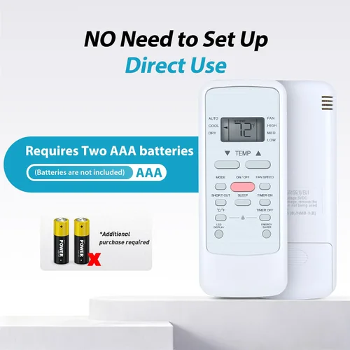 Miniatura 7 de ZWP RG51G5(1)/CEU1 RG51G5(1)/EU1 Control remoto de repuesto apto para aire acondicionado Midea MAW05M1BWT MAW06R1CWT MAW10R1BWT Cool-Living