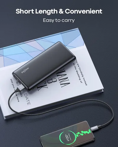 Miniatura 7 de Cable USB a USB C, cable USB A a USBC para iPhone serie 17/16/15, Samsung Galaxy S26 S25 A17 A16, Moto G Play, funda de carga de auriculares, etc.