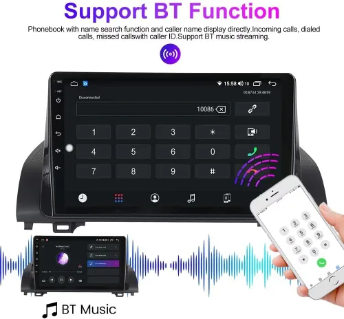 Miniatura 4 de 5GWiFi - Radio estéreo de actualización para Honda Accord 10ª pantalla no táctil 2018-2022 - Biorunn 8-Core Carplay inalámbrico Android Auto