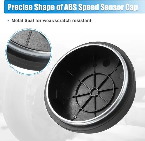 Miniatura 5 de X AUTOHAUX 2 unids Cojinete de cubo trasero ABS Sensor de velocidad para Hyundai Santa Fe para Hyundai Veracruz para Kia Sorento NO. 52750-2B100 2WD