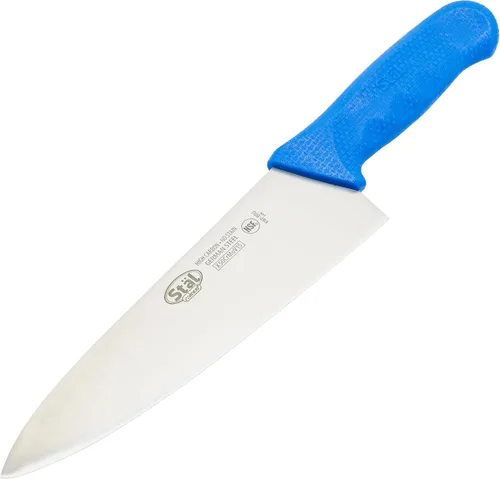 Miniatura 3 de Winco Cuchillo de chef de grado comercial de 8 pulgadas con hoja de acero alemán, azul