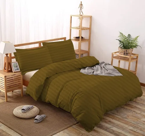 Miniatura 12 de Lujoso y suave de 800 hilos, 100% algodón egipcio, tamaño Queen de gran tamaño (98 x 98 pulgadas), juego de funda de edredón de 3 piezas con cierre
