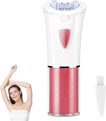Depiladora facial para mujeres, depiladoras inalámbricas 2026 para mujeres con luz LED, removedor de vello facial eléctrico portátil para cara,